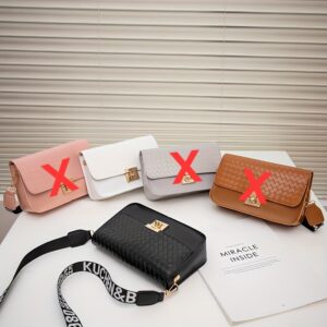 BOLSO BANDOLERA CUADRADO CON TEJIDO
