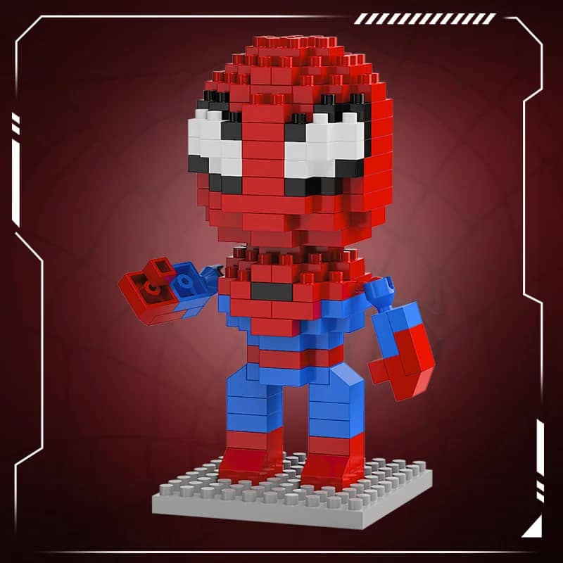 LEGO DE CONSTRUCCION SPIDERMAN- 6CM