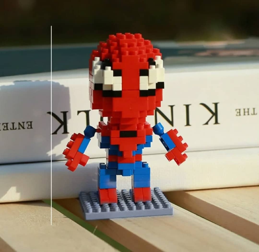 LEGO DE CONSTRUCCION SPIDERMAN- 6CM